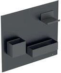 Geberit Acanto Magnetwand-Set 500649161 44,9x38,8x7,5cm, schwarz matt