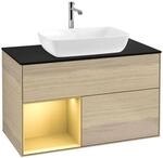 Villeroy und Boch Finion Waschtischunterschrank F772HFPC 100cm, Abdeckplatte...