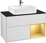 Villeroy und Boch Finion Waschtischunterschrank F122HFMT 100cm, Abdeckplatte...