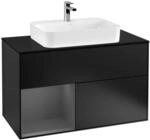 Villeroy und Boch Finion Waschtischunterschrank F362GKPD 100cm, Abdeckplatte...