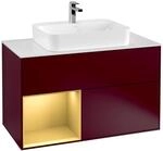 Villeroy und Boch Finion Waschtischunterschrank F361HFHB 100cm, Abdeckplatte...