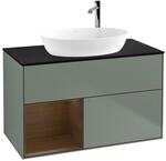 Villeroy und Boch Finion Waschtischunterschrank F892GNGM 100cm, Abdeckplatte...