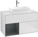 Villeroy und Boch Finion Waschtischunterschrank F771HGMT 100cm, Abdeckplatte...