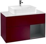 Villeroy und Boch Finion Waschtischunterschrank F121HGHB 100cm, Abdeckplatte...