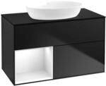 Villeroy und Boch Finion Waschtischunterschrank FA12GFPD 100cm, Abdeckplatte...