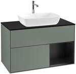 Villeroy und Boch Finion Waschtischunterschrank F782PDGM 100cm, Abdeckplatte...