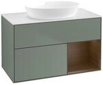 Villeroy und Boch Finion Waschtischunterschrank FA21GNGM 100cm, Abdeckplatte...
