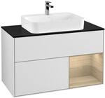 Villeroy und Boch Finion Waschtischunterschrank F372PCMT 100cm, Abdeckplatte...