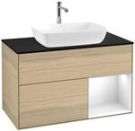 Villeroy und Boch Finion Waschtischunterschrank F782GFPC 100cm, Abdeckplatte...