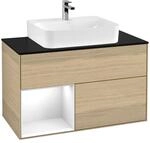 Villeroy und Boch Finion Waschtischunterschrank F112GFPC 100cm, Abdeckplatte...