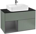 Villeroy und Boch Finion Waschtischunterschrank F112GKGM 100cm, Abdeckplatte...