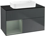 Villeroy und Boch Finion Waschtischunterschrank F652GMHG 100x60,3x50,1cm, Regal...