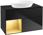 Villeroy und Boch Finion Waschtischunterschrank FA12HFPD 100cm, Abdeckplatte...
