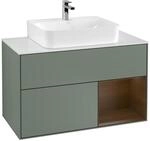 Villeroy und Boch Finion Waschtischunterschrank F121GNGM 100cm, Abdeckplatte...