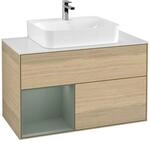 Villeroy und Boch Finion Waschtischunterschrank F111GMPC 100cm, Abdeckplatte...