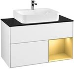 Villeroy und Boch Finion Waschtischunterschrank F122HFGF 100cm, Abdeckplatte...