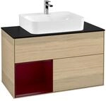 Villeroy und Boch Finion Waschtischunterschrank F112HBPC 100cm, Abdeckplatte...