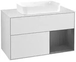 Villeroy und Boch Finion Waschtischunterschrank F661GKMT 100x60,3x50,1cm, Regal