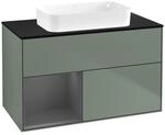 Villeroy und Boch Finion Waschtischunterschrank F652GKGM 100x60,3x50,1cm, Regal...