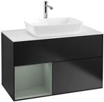 Villeroy und Boch Finion Waschtischunterschrank F771GMPD 100cm, Abdeckplatte...