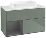 Villeroy und Boch Finion Waschtischunterschrank F651GKGM 100x60,3x50,1cm, Regal...