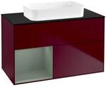 Villeroy und Boch Finion Waschtischunterschrank F652GMHB 100x60,3x50,1cm, Regal...