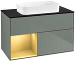 Villeroy und Boch Finion Waschtischunterschrank F652HFGM 100x60,3x50,1cm, Regal...