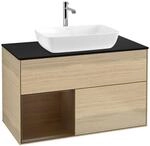 Villeroy und Boch Finion Waschtischunterschrank F772GNPC 100cm, Abdeckplatte...