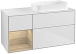 Villeroy und Boch Finion Waschtischunterschrank F681PCMT 120x60,3x50,1cm, Regal...