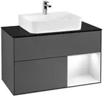 Villeroy und Boch Finion Waschtischunterschrank F122GFGK 100cm, Abdeckplatte...