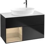Villeroy und Boch Finion Waschtischunterschrank F891PCPD 100cm, Abdeckplatte...