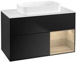 Villeroy und Boch Finion Waschtischunterschrank F661PCPD 100x60,3x50,1cm, Regal
