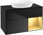 Villeroy und Boch Finion Waschtischunterschrank FA22HFPD 100cm, Abdeckplatte...