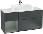Villeroy und Boch Finion Waschtischunterschrank F411GMHG 120cm, Abdeckplatte...