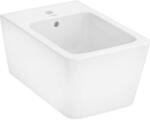 hansgrohe EluPura Q 540 Wand-Bidet 62044450 mit Hahnloch/&Uuml;berlauf, wei&szlig;, mit