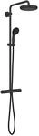 Grohe Vitalio Start 210 Duschsystem 268042430 schwarz matt, mit Thermostatarmatur