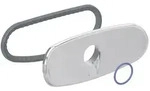 Geberit Blende 250095211 mit Dichtungssatz glanz-verchromt, zu AquaClean 8000