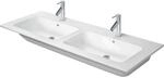 Duravit Me by Starck M&ouml;bel-Doppelwaschtisch 233613AC00 130x49cm, 2 Hahnl&ouml;cher, mit