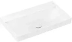 hansgrohe Xelu Q Aufsatzwaschtisch 61023450 800x480mm, ohne Hahnloch/&Uuml;berlauf,