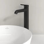 Villeroy und Boch Skyla Waschtischarmatur TVW116003000K5 hoher Auslauf, Messing,