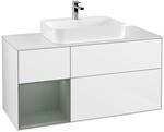 Villeroy und Boch Finion Waschtischunterschrank F411GMGF 120cm, Abdeckplatte...