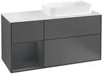 Villeroy und Boch Finion Waschtischunterschrank F271HGGK 120cm, Abdeckplatte...