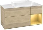 Villeroy und Boch Finion Waschtischunterschrank F711HFPC 120x60,3x50,1cm, Regal