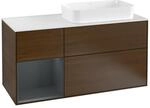 Villeroy und Boch Finion Waschtischunterschrank F271HGGN 120cm, Abdeckplatte...