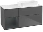 Villeroy und Boch Finion Waschtischunterschrank F681HGGK 120x60,3x50,1cm, Regal...