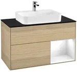 Villeroy und Boch Finion Waschtischunterschrank F372GFPC 100cm, Abdeckplatte...