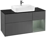 Villeroy und Boch Finion Waschtischunterschrank F422GMGK 120cm, Abdeckplatte...