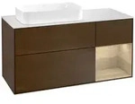 Villeroy und Boch Finion Waschtischunterschrank F281PCGN 120cm, Abdeckplatte...
