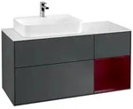 Villeroy und Boch Finion Waschtischunterschrank F401HBHG 120cm, Abdeckplatte...