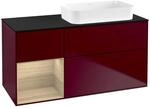 Villeroy und Boch Finion Waschtischunterschrank F682PCHB 120x60,3x50,1cm, Regal...